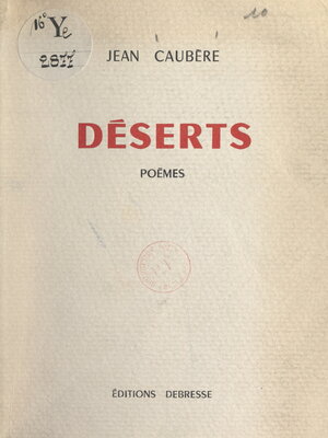 cover image of Déserts